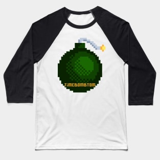 TimeBombTom Green Bomb Baseball T-Shirt